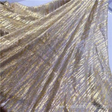 2021 new arrival poly metal gold tulle fabric